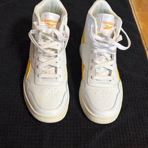 Reebok White and Yellow Women's Sneakers